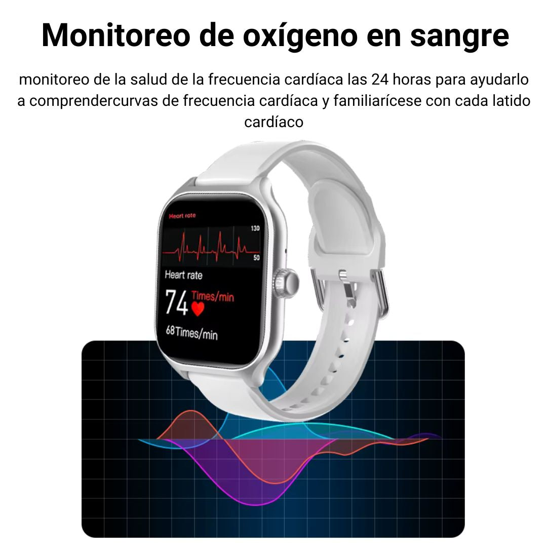 🎯 Combo WK97: Reloj Inteligente + Auriculares Bluetooth ⌚